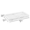 1 Stück Quadratische Silikon-Aroma-Diffusor-Schale Badezimmer-Schale Weiche Schmuckschale Schminktisch Dekorative Badezimmer-Schale Organizer