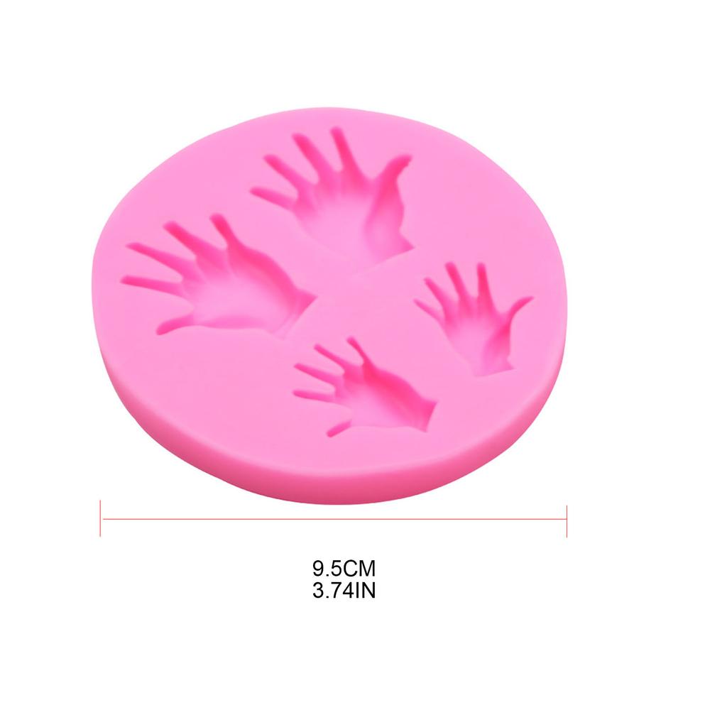 DIY Chocolate Moulds Dessert Mold Large and Small Palms Shaped Cake Decorating Tools Silicone Material for DIY Baking