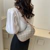 Pu Vintage Stylish New Moon Shoulder Bag In Chic Coffee And Cream Colors Perfect For Use Everyday