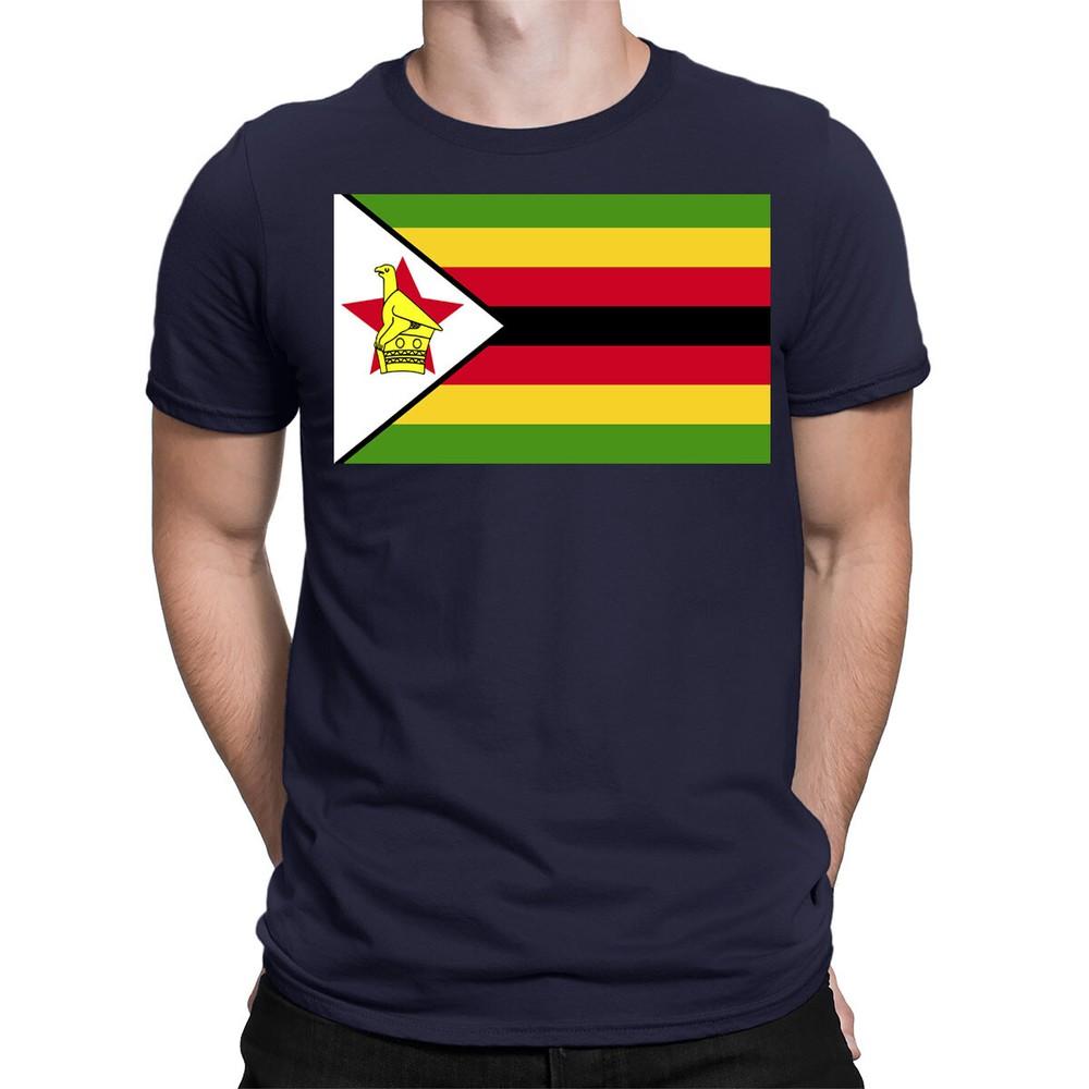 Zimbabwe Flag Africa Country Nationality Sports Football Mens Womens TShirtDNE 2XL