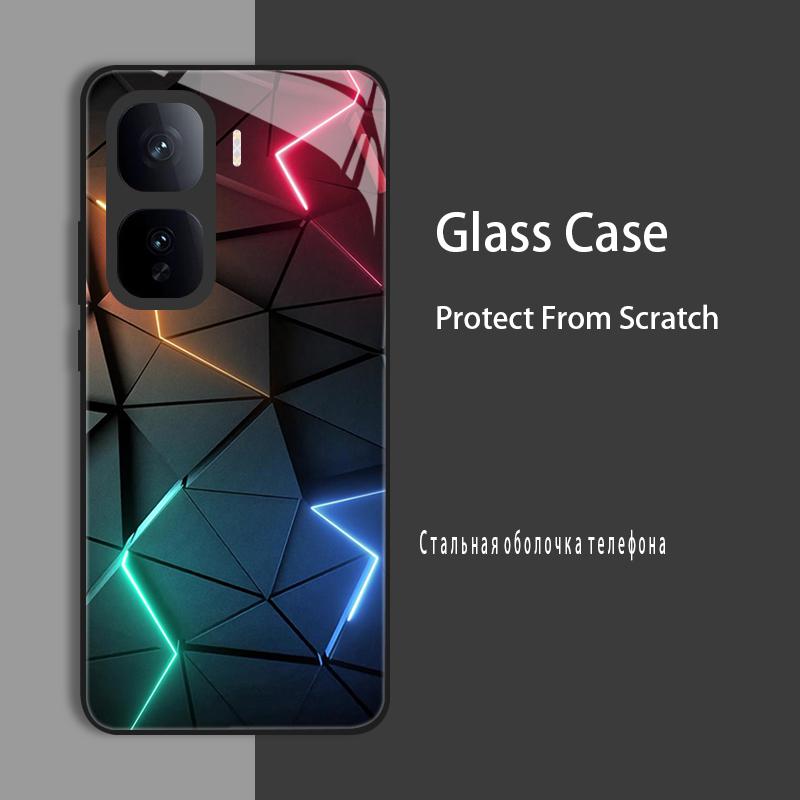 

For Vivo IQOO Neo 10 Pro Neo10 Case Cover Tempered Glass Case Hard CoqueBumper For iQOO Z9 Turbo Z9S Pro Z9X Protect Case iQOO Z9S Pro 5G