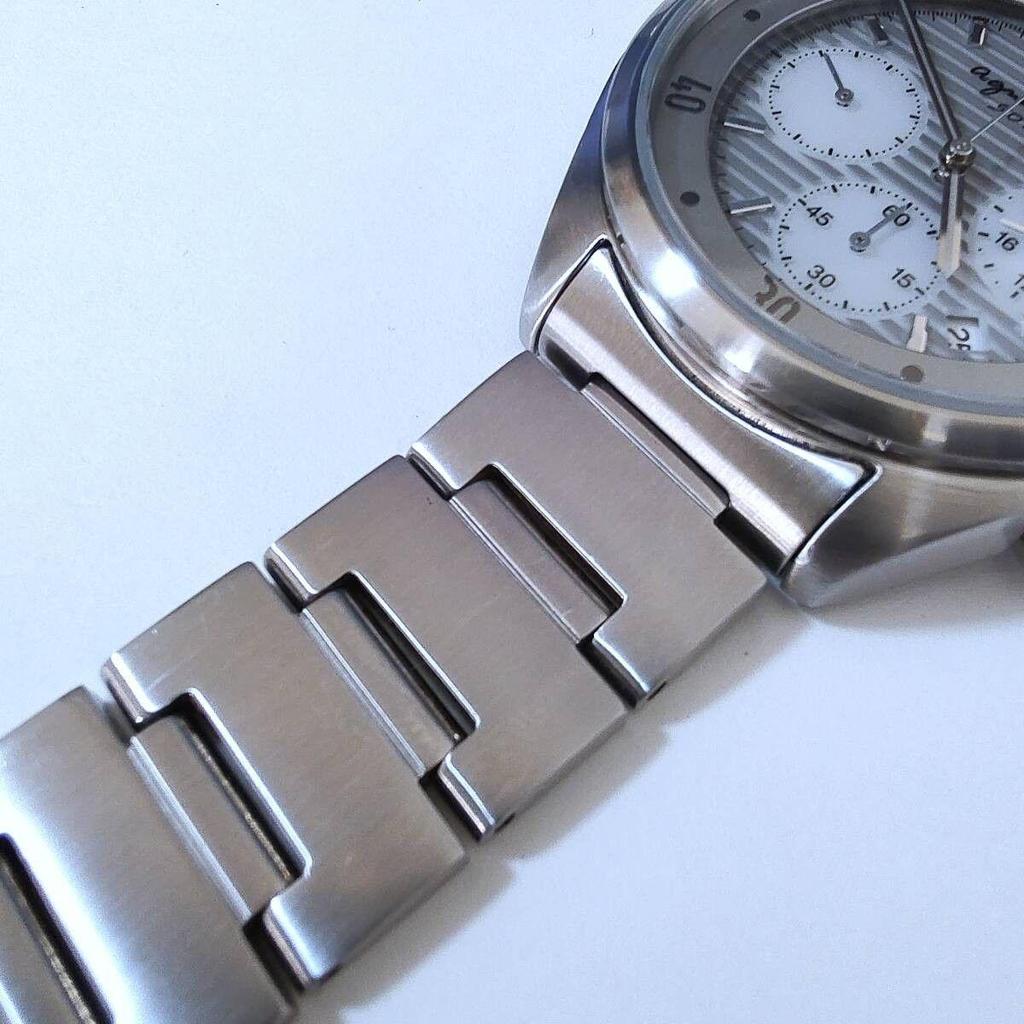 Used Agns B. Solar Watch Chronograph for Men [V175-0AA0]