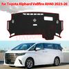 Dashboard Cover Protective Pad for Toyota Alphard Vellfire AH40 40 Series -2026 Car Dash Board Sunshade Anti-UV Carpet