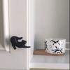 4Pcs Cats Shape Dressers Knob Kitchen Cabinet Door Handle Wardrobe Pulls Simple Drawer Knob Unique Furniture Hardware