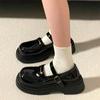 Fashion Patent Leather Lolita Shoes Women 2024 Gothic Round Toe Platform Mary Jane Shoes Women Classics Retro Thick Heel Cosplay shoes