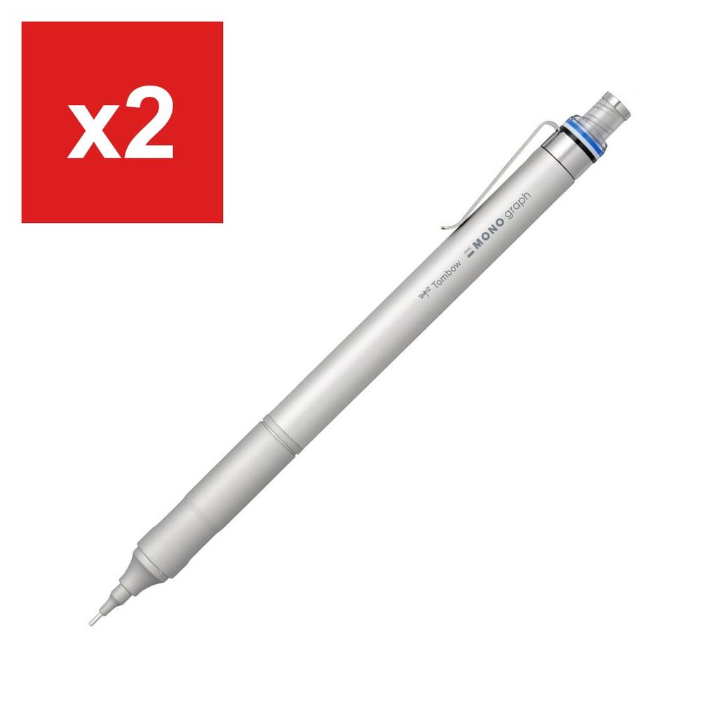 TOMBOW Mechanical Pencil 'Monograph Fine', 0.5mm, Silver, DPA-112A