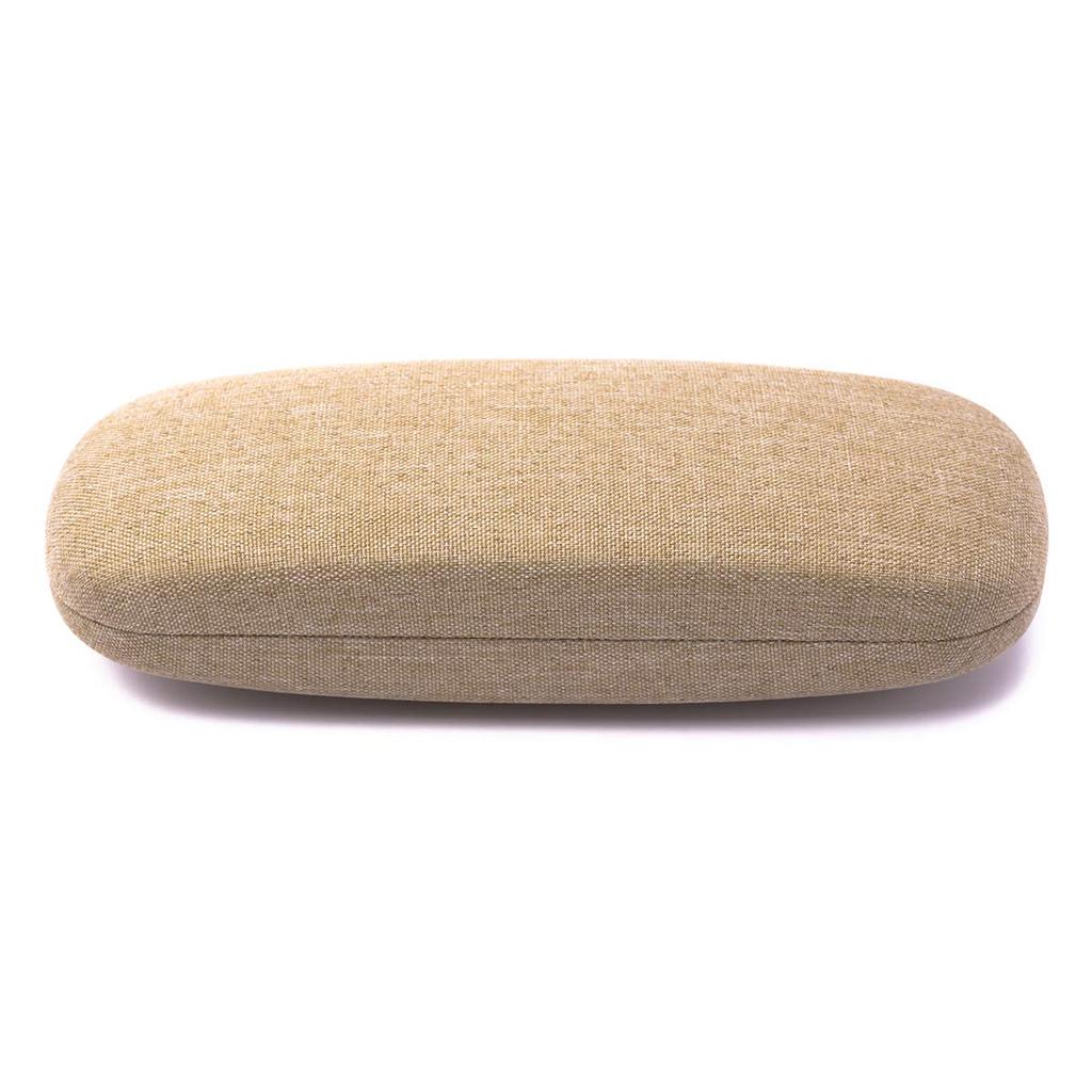Hard Glasses Fabric Comfortable to the Beige MIDI-Midi Case, Stylish, Symmetrical, Material, Touch, (case-012,c2)