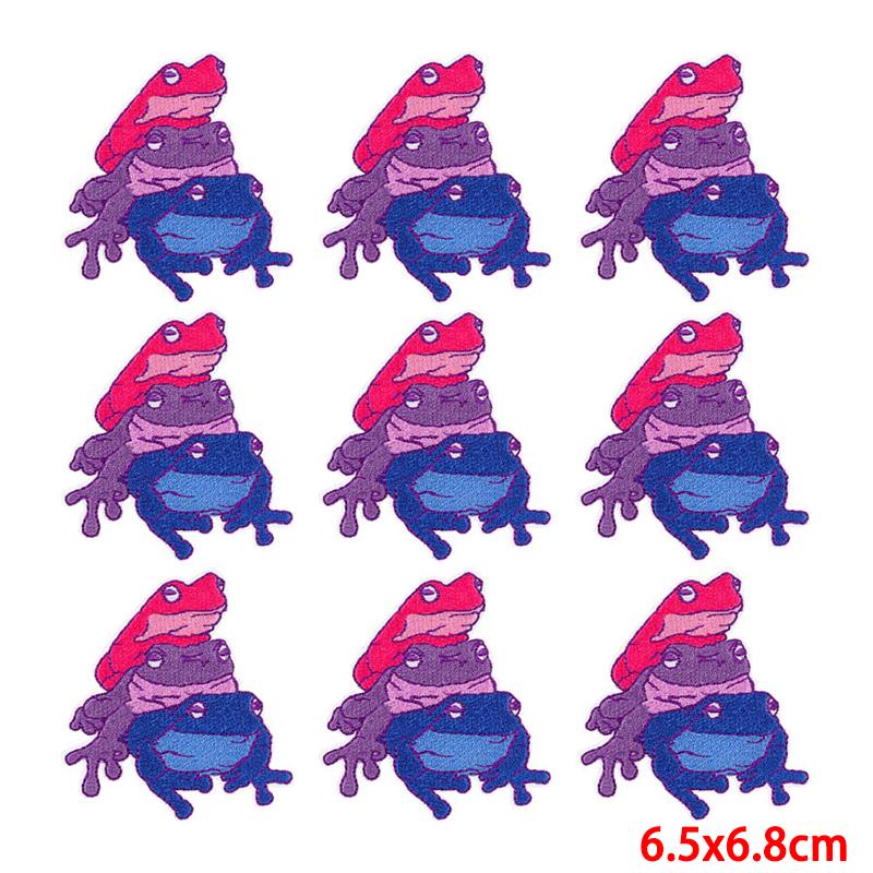 10 teile/los Stickerei Patch Eisen Auf Patches Für Kleidung Patches Auf Kleidung Jacken Dekor Applikation Nähen Liefert