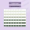 Gradient Index Tabs: Transparent Sticky Notes with Writable Labels and Strong Adhesive