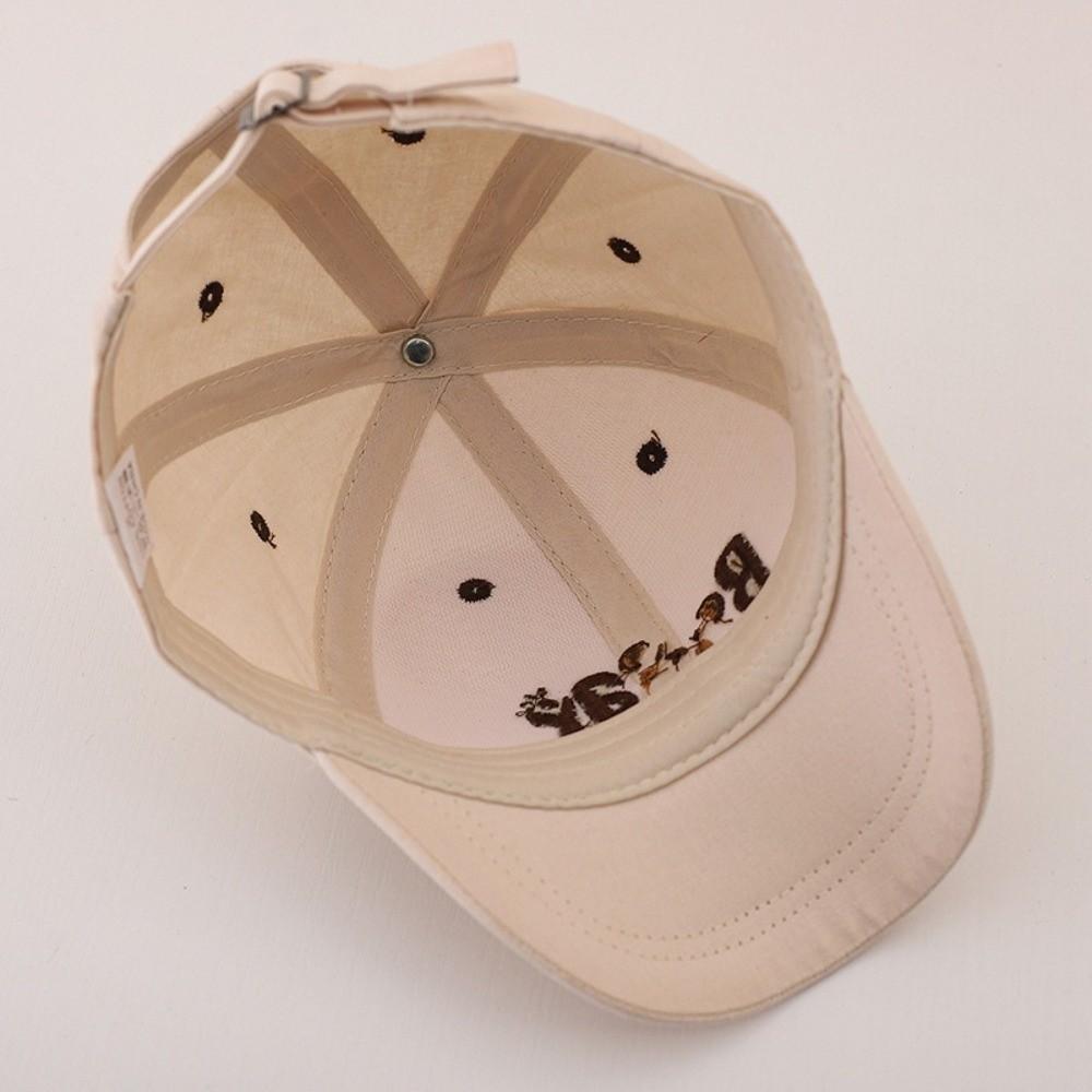 Sun Protection Kids Baseball Hat Letter Embroidered Sun Visor Hats Cartoon Duck Tongue Cap Kids