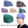 Accessories for Home Cotton Print Caps Fluffy Hat Floral Bouffant Scrub Cap