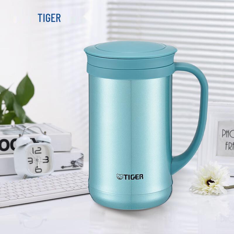 Tiger CWM-A Series 304 Stainless Steel Insulated Tea Mug with Strainer