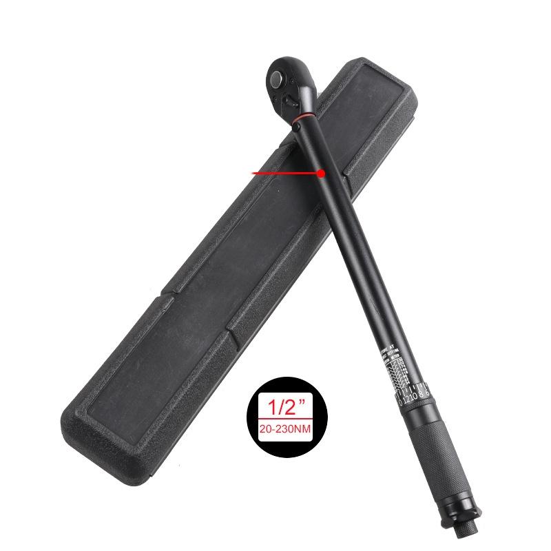 Torque Wrench 1/2'' 3/8'' 1/4'' Square Drive Bicycle Torques Key Two-way Ratchet Car Bike Automotive Hand Tool
