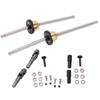 Metal Drive Shaft Gear Bridge Axle Differential Kit for WPL C14 C24 C34 C44 B14 B16 B24 B36 1 16 RC Car