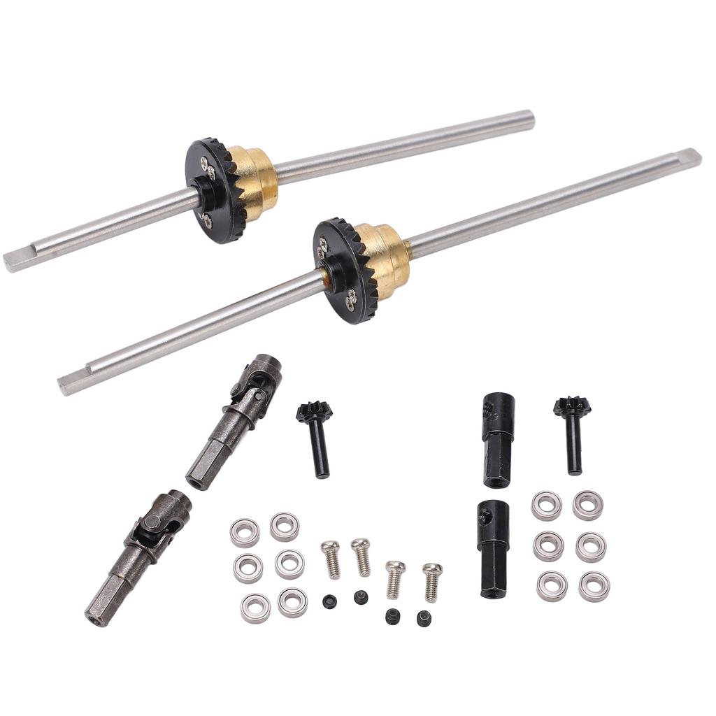 Metal Drive Shaft Gear Bridge Axle Differential Kit for WPL C14 C24 C34 C44 B14 B16 B24 B36 1 16 RC Car
