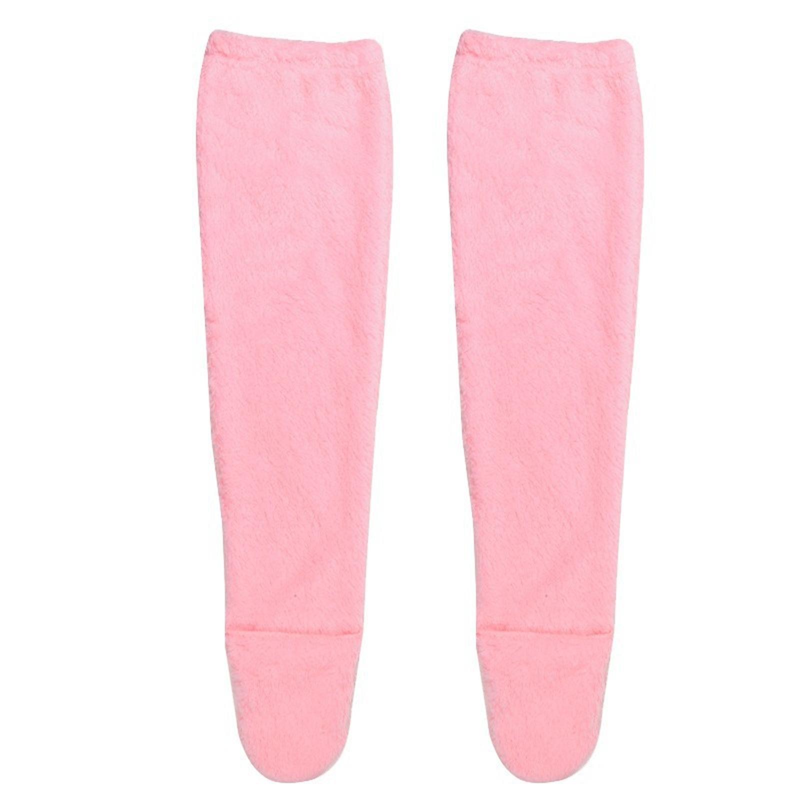 

Thickened Knee Socks , Long Floor Socks for Home Warmth one size рожевий
