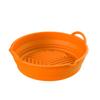 Air Fryer Silicon Basket About 20cm Round/square/rectangular Oven Baking Tray Foldable Reusable Silicone Pot Replacement Pan