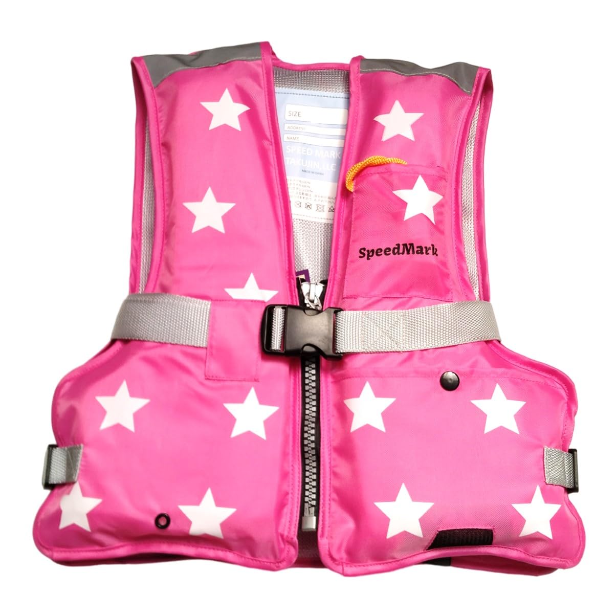 

Instructor-Supervised Children s Life Jacket, Kids Fishing Floating Vest (Standard Type, Star Pink, Size M)