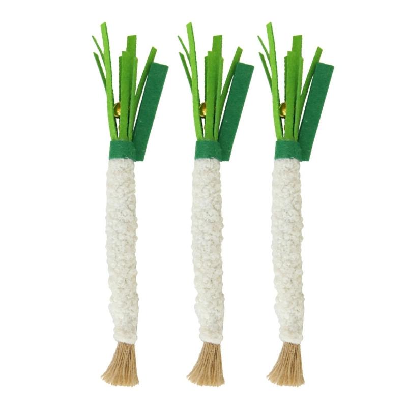 

3 Pieces Cats Chew Toy With Silvervine And Raffia For Aggressive Chewers Ideal For Kitten Teeth Cleaning 1
