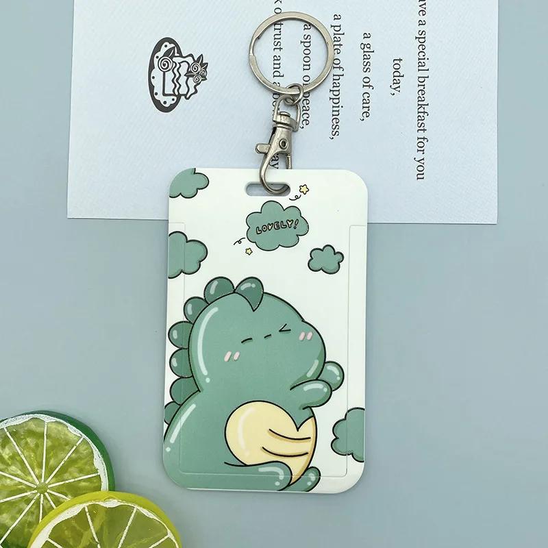 1 PCS Funny Cute Cartoon Card Cover ABS Plastic Document Protection Sleeve Campus Student Bus Card Card Holder