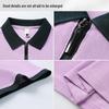 QIANYIYANG Short-Sleeve Polo Work Shirt