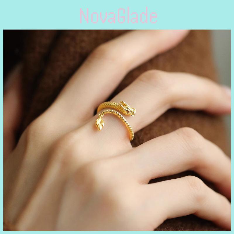 Exquisite Adjustable Open Finger Ring For Women Featuring Unique Geometric Design