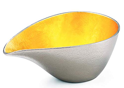 [Nousaku Washi Paper Wrapping] Sake Pitcher - Medium (1 go) - Gold Leaf
