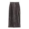 Za Autumn New Women Clothes 2025 Western Style Short Velvet Blouse Skirt 4387230 4387822