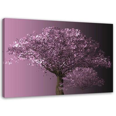 Canvas Print, Purple Tree