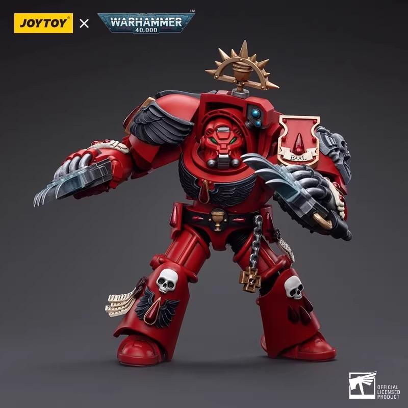 [In Stock]Joytoy Warhammer 40k 1/18 Action Figure Iron Hands Captain In Terminator Armour Collection Anime Model Toy Gifts