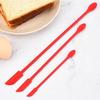 Mini Silicone Spatula, 3 PCS Jar Spatula, Reusable Double-ended Tiny Silicone Spoon for Kitchen and Beauty