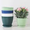 1 Set Plant Pot Strong Not Easily Deformed Fine Workmanship Modern Decorative Nursery Container Bonsai Accessories