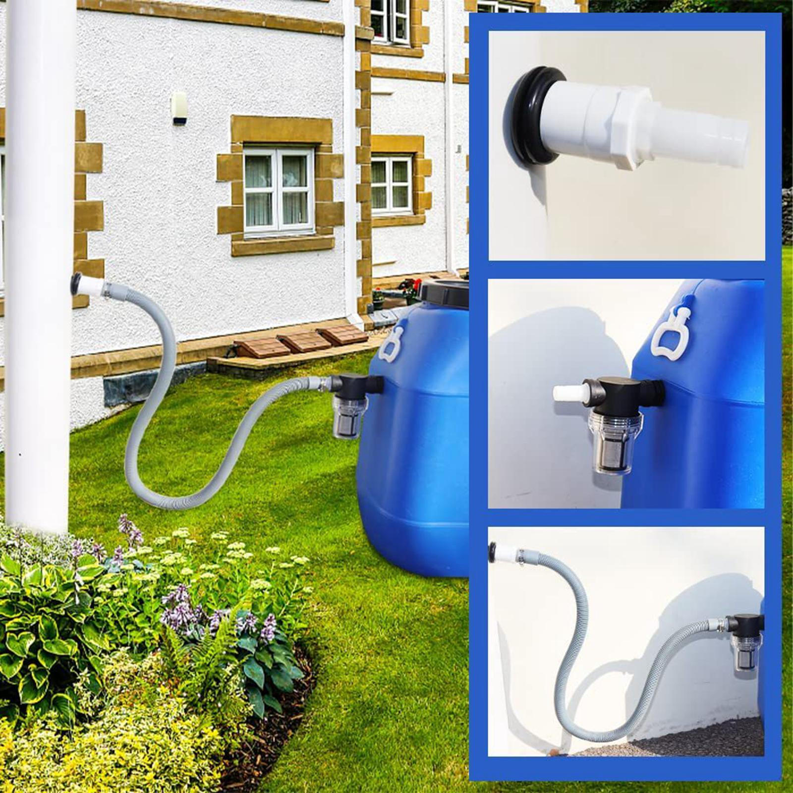 Rainwater Collection Diverter Connector System, Roof Device Up to 80 M2,