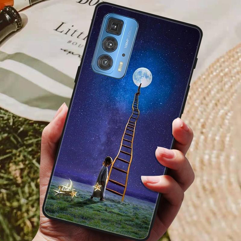 Für Motorola Moto Edge 20 Pro Hülle Weiche TPU Silikon Rückseite für Motorola Moto Edge S 20 Pro 5G Handyhüllen Mode Coque