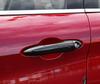 Exterior Door Handle Grab Cover Trim with Smart Key Hole for Alfa Romeo Giulia 2017-2019 Carbon Fiber Exterior Car Accessories