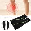 Sports Leg Calf Brace Sleeve Shin Support Compression Running Exercise Black LXL