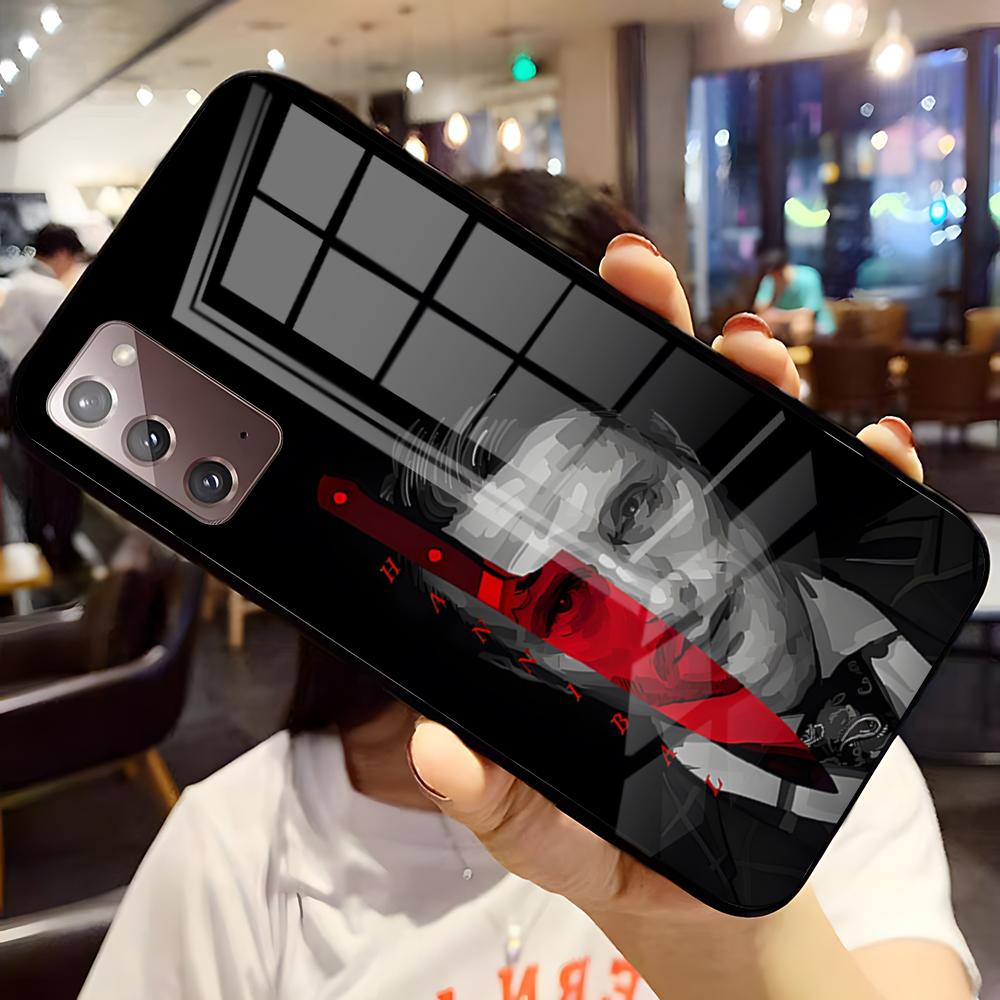 

Horror TV Series Hannibal Phone Case For Samsung S25 Edge Ultra S23 S22 S21 S20 Ultra Plus S24 Fe A54 A53 A25 Glass Cover Samsung S23