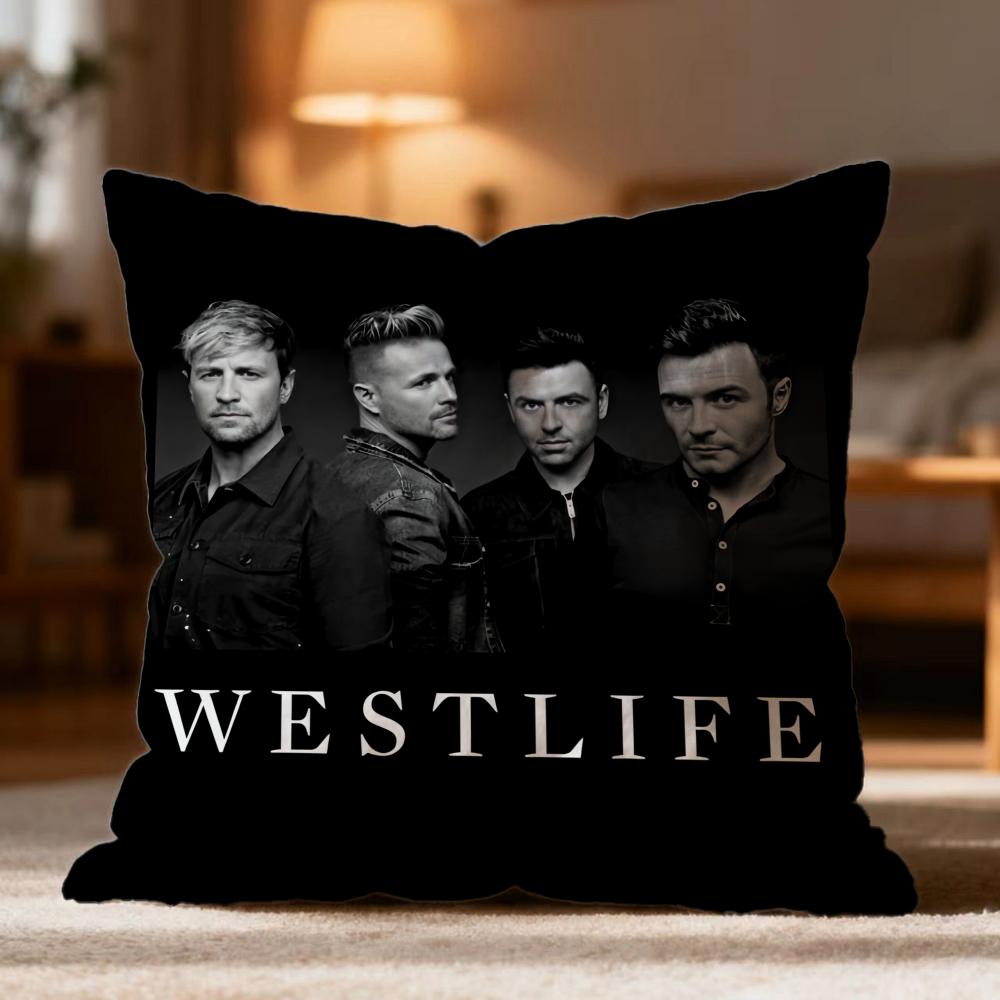 Popular W-WWestlife Cushion Cover Soft Washable Pillow Case Multi-Scene for Couch Bed Travel Office Use
