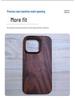 Hülle aus Holz für iPhone 14 Pro Max - Schutzhülle aus Massivholz, Hartschalen-Apple-Hülle