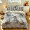 Christmas Printing Bedding Set Santa Claus Pattern Duvet Cover With pillowcase for Adult Teens Bedroom Decor multiple sizes