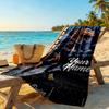 Mbappe Customized Name Beach Towel Soft Durable Quickdry Suitable For Swimming Gym Camping Yoga Vacation