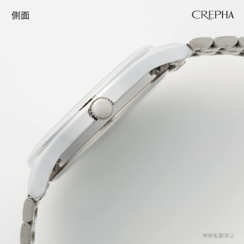 Creffer Watch Analog Men's Waterproof Metal Band Silver TE-AM148-WTS