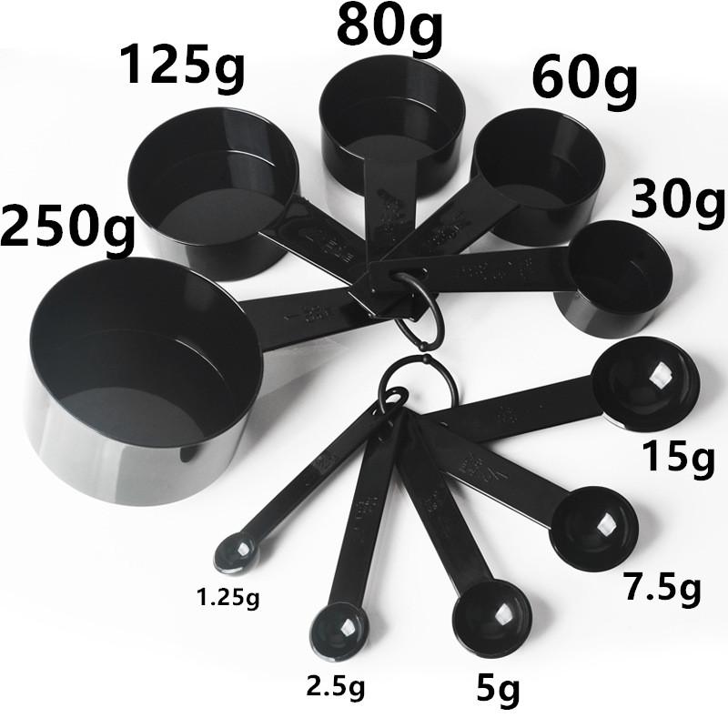 10-Piece Plastic Measuring Cups and Spoons Set белый