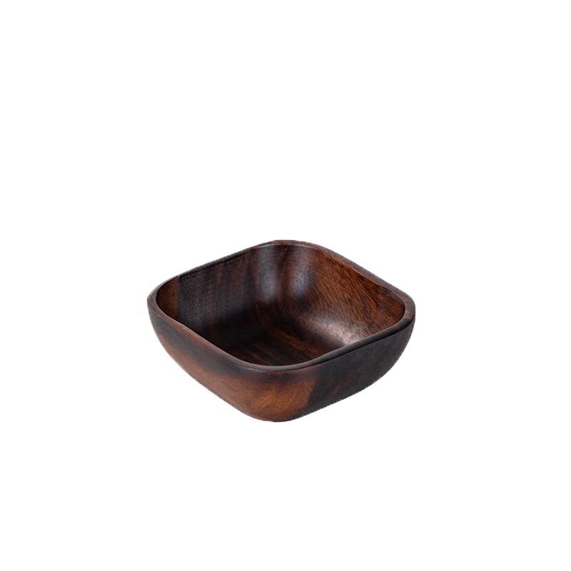 Fengzhi Walnut Wood Serving Bowls & Plates 10x4.5cm