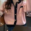 Autumn New Vintage O Neck Knitted Sweater Cardigans Women Elegant Casual Solid Loose Outer Knitted Cardigan Coat Women Fashion Winter Sweaters 25535