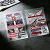 2026 AAFY1 For HONDA Reflective motorcycle stickers, 3M safety warning at night in the dark scooter helmets
