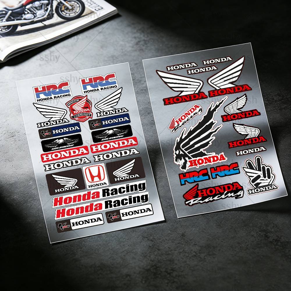 2026 AAFY1 For HONDA Reflective motorcycle stickers, 3M safety warning at night in the dark scooter helmets