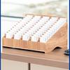 Large Capacity Multi-Compartment Business Card Storage Box for Desktop and Hotel Use