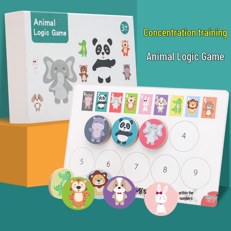 Schulte Animal Logic: Children s Memory & Sequence Matching Toy