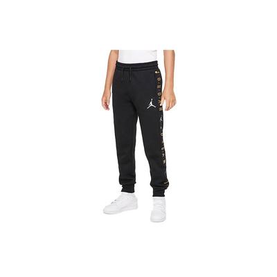 Logo Print Cuffed Sports Pants Kids Bottoms Black DQ3832-010